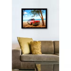 Image of SC1073 Multicolor Decorative Framed MDF Painting