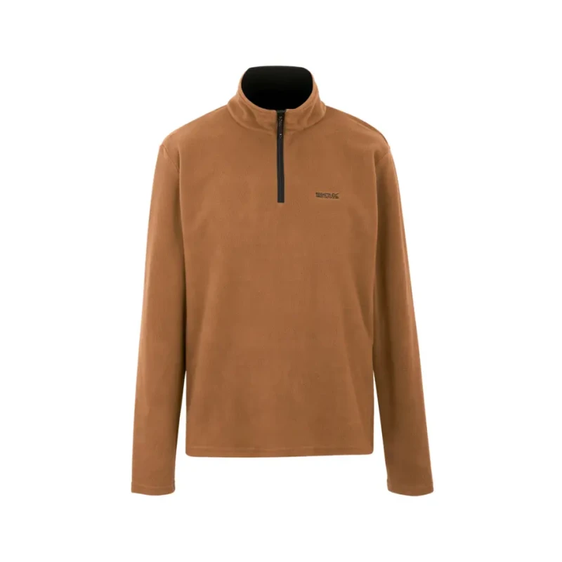 Image of Regatta Regatta Men 'Thompson' Lightweight Half Zip Fleece in Brown Size: 2X-large Brown XXL Male 5063516155041