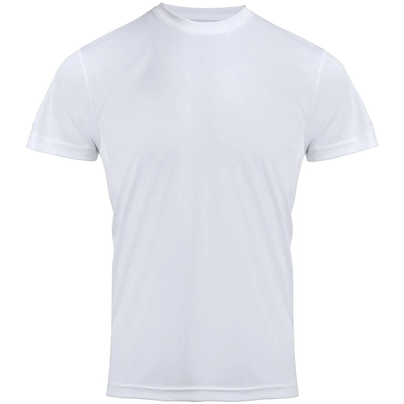 Image of Premier Premier Men Chefs Coolchecker Short Sleeve T-Shirt in White Size: 2X-large White XXL Male 5057520151045