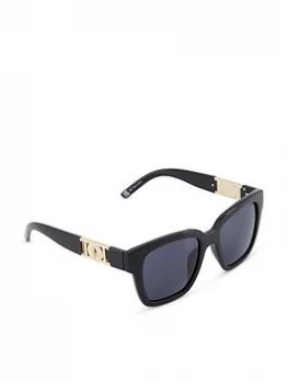 image of Dune London Gennoa Oversized Sunglasses - Black