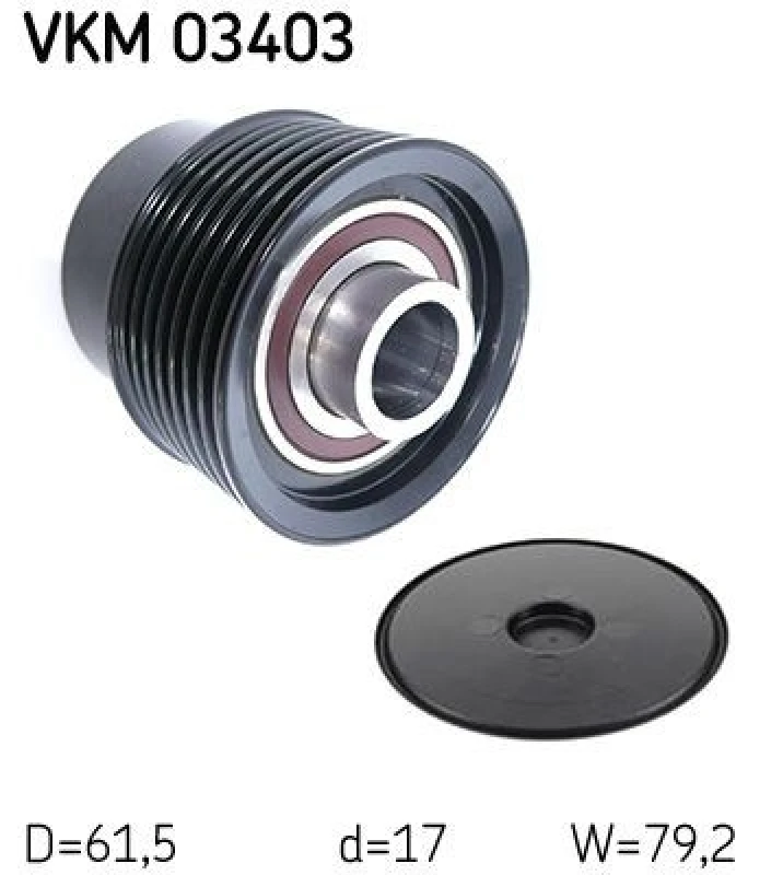 Image of SKF Alternator clutch pulley SKF VKM 03403