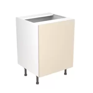 Image of KitchenKIT Slab 60cm Base Sink Unit - Matt Cashmere