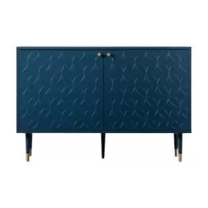 Image of Gallery Interiors Holbrook 2 Door Cabinet in Blue