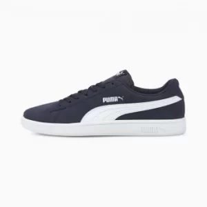 image of Womens PUMA Smash V2 Trainers, Peacoat/White Size 6 Shoes