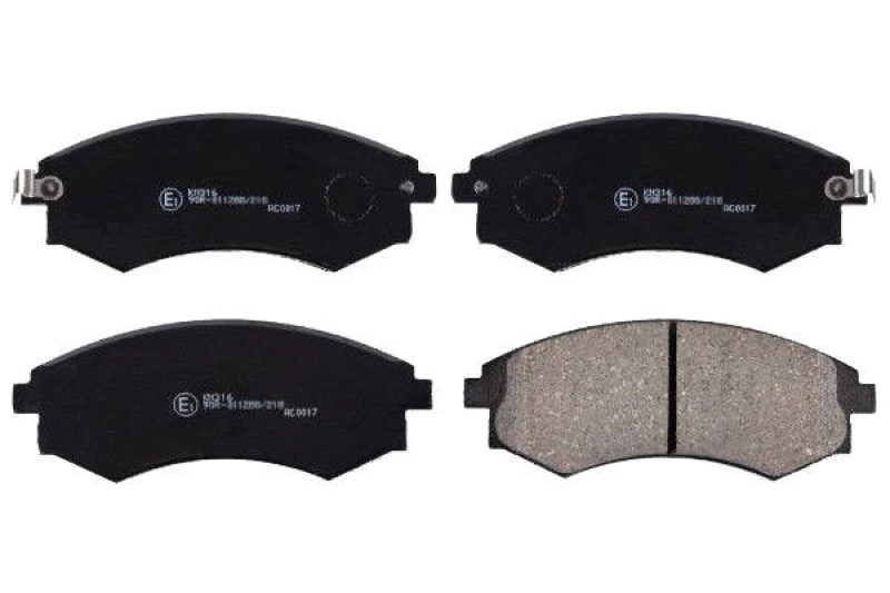 Image of SWAG 33 10 5121 Brake pad set Front Axle, with acoustic wear warning Brake Pad Set,disc brake (402)
