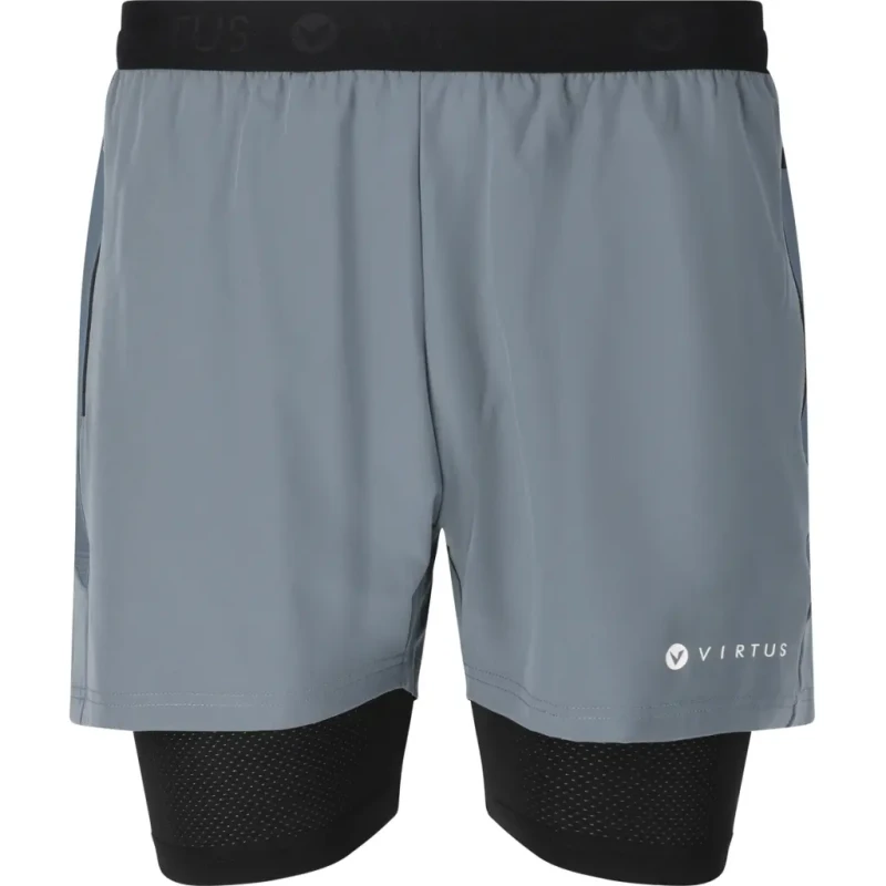 Image of Virtus Short 2-in-1 extensible Virtus Dylan Bleu Male L