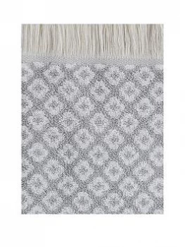 image of Murmur Grey Cotton 'Pippa' Towels - bath towel