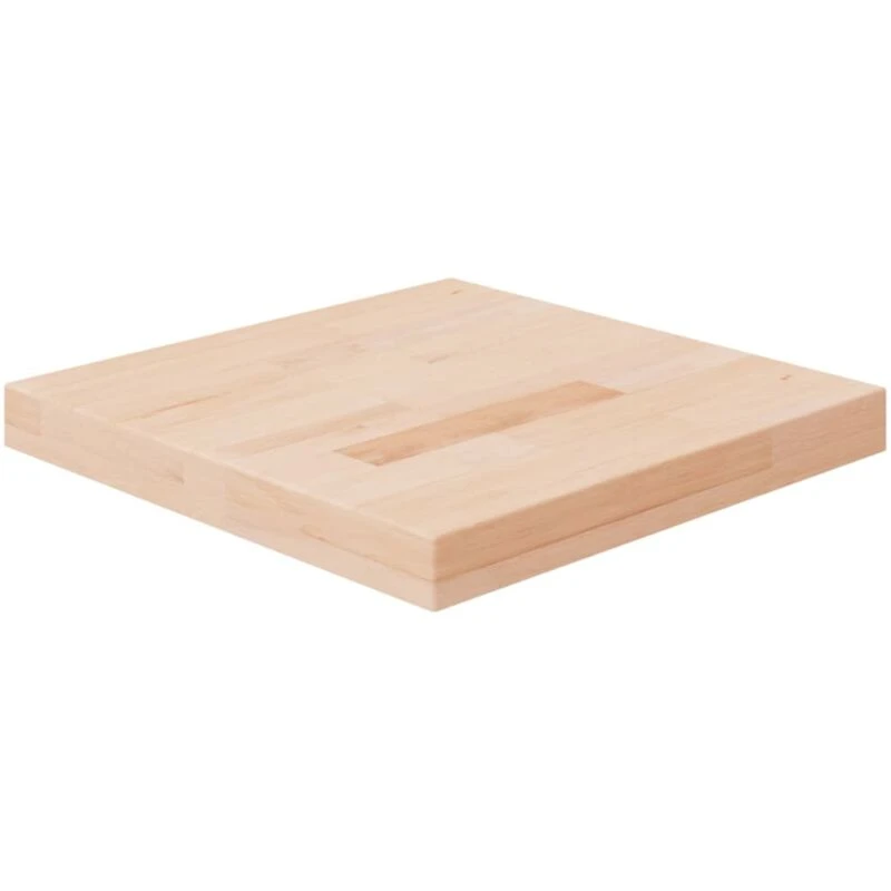 Image of VIDAXL Square Table Top 40x40x4cm Untreated Solid Wood Oak vidaXL 8720286929353