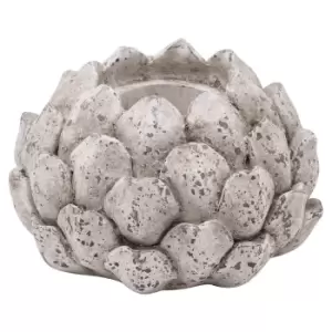 image of Stone Effect Acorn Tea Light Holder