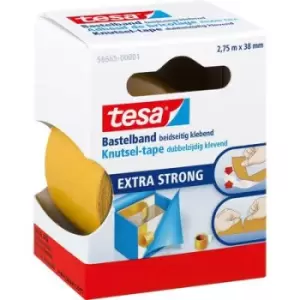 image of tesa EXTRA STRONG 56665-00001-01 Double sided adhesive tape tesa Bastelband Transparent (L x W) 2.75 m x 38mm