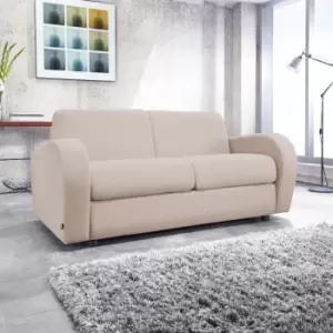 Image of Jay-be Retro 2 Seater Sofa Bed With Deep Sprung Mattress Autumn