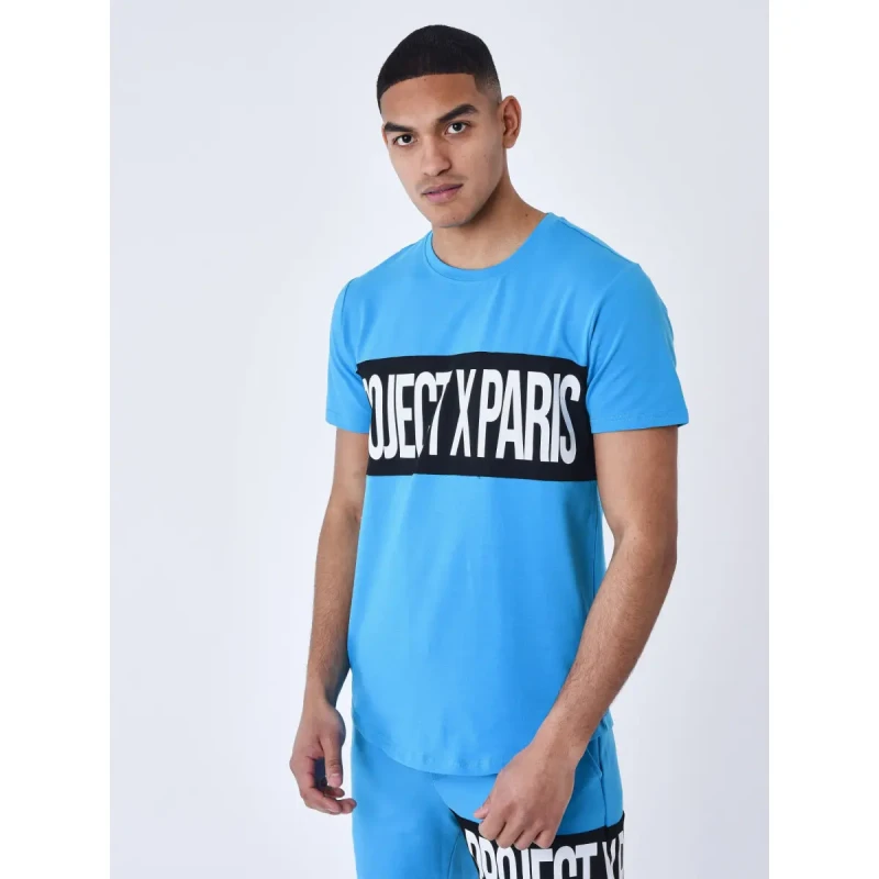Image of Project X Paris T-Shirt Project X Paris Bleu Male XS