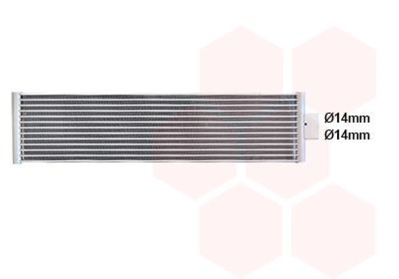 Image of VAN WEZEL Oil Cooler, steering system VAN WEZEL 06013721