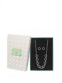 Image of Jon Richard Silver Plated Montana Crystal Clara Set