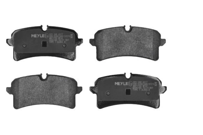Image of MEYLE 025 246 4317 Brake pad set Rear Axle, excl. wear warning contact, Original Quality, with anti-squeak plate Brake Pad Set,disc brake (402)