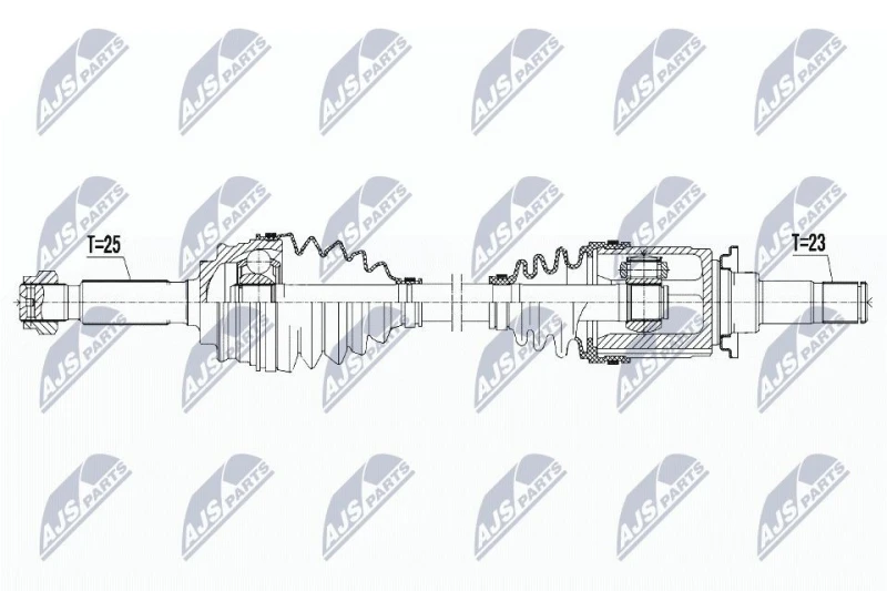 Image of NTY Drive shaft NTY NPW-CH-048