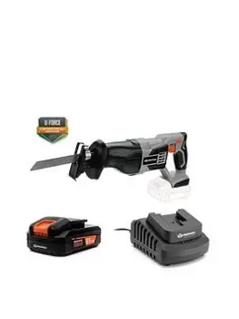 Image of Daewoo U-Force Series Battery Operated 18V Reciprocal Saw (2Mah Battery & Charger Included)