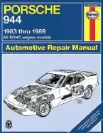 Image of porsche 944 automotive repair manual 1983 thru 1989 all models including tu