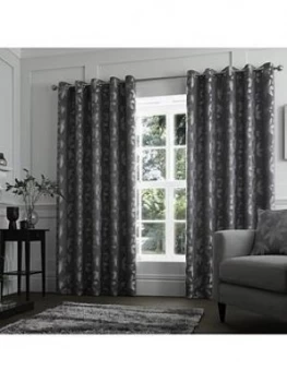Image of Curtina Romolo Eyelet Curtains 90X72