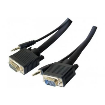 image of Svga Monitor Cable With Audio 3m