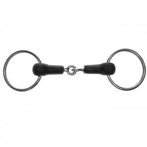 image of Korsteel Hard Rubberb Jointed Loose Ring Snaffle