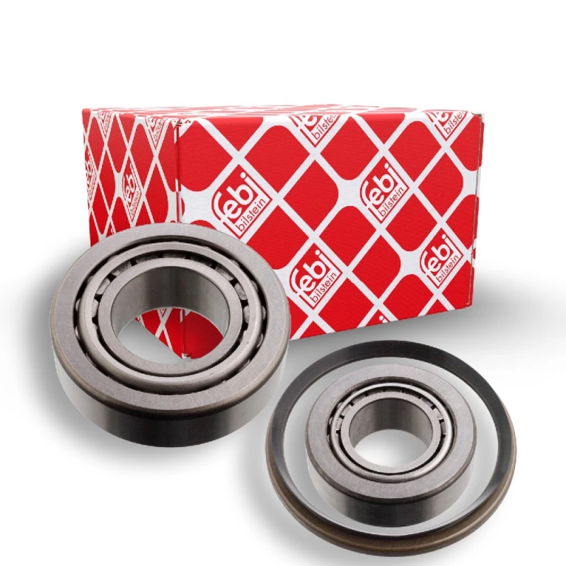 Image of FEBI BILSTEIN 11418 Wheel bearing kit Rear Axle Right, with shaft seal Wheel Bearing Kit (654)