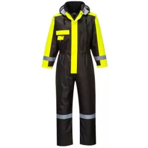 image of Portwest S585BKRL - sz L Winter Coverall - Black - Black