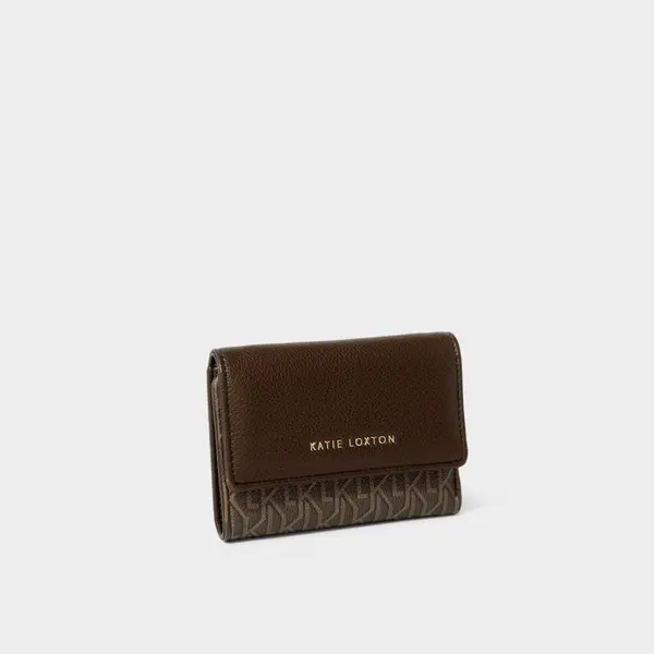 Image of Katie Loxton Brown Signature Purse & Card Holder KLB2917