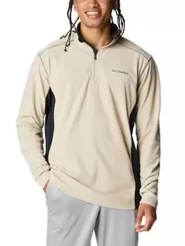 Image of Columbia Klamath Range Ii Half Zip Fleece - Stone, Size XL, Men