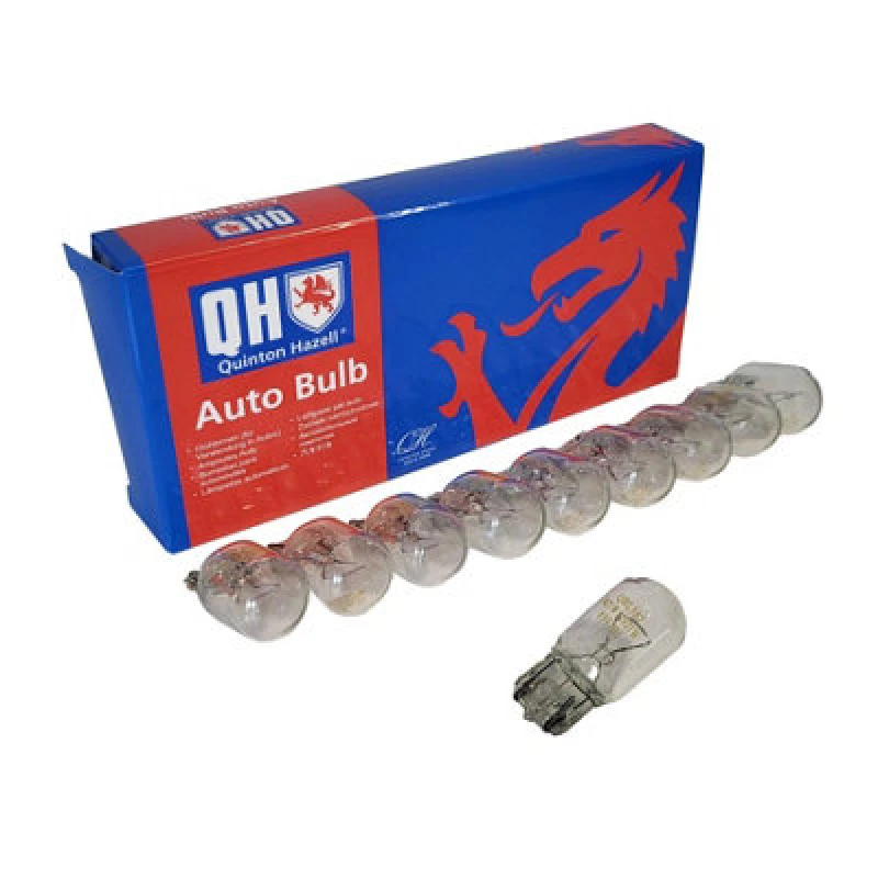 Image of 10X Quinton Hazell Car Vehicle Replacement 12V 21W W21W Capless Bulb Qbl582
