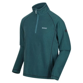 image of Regatta Montes Half Zip Fleece - PacifcGr/Blk