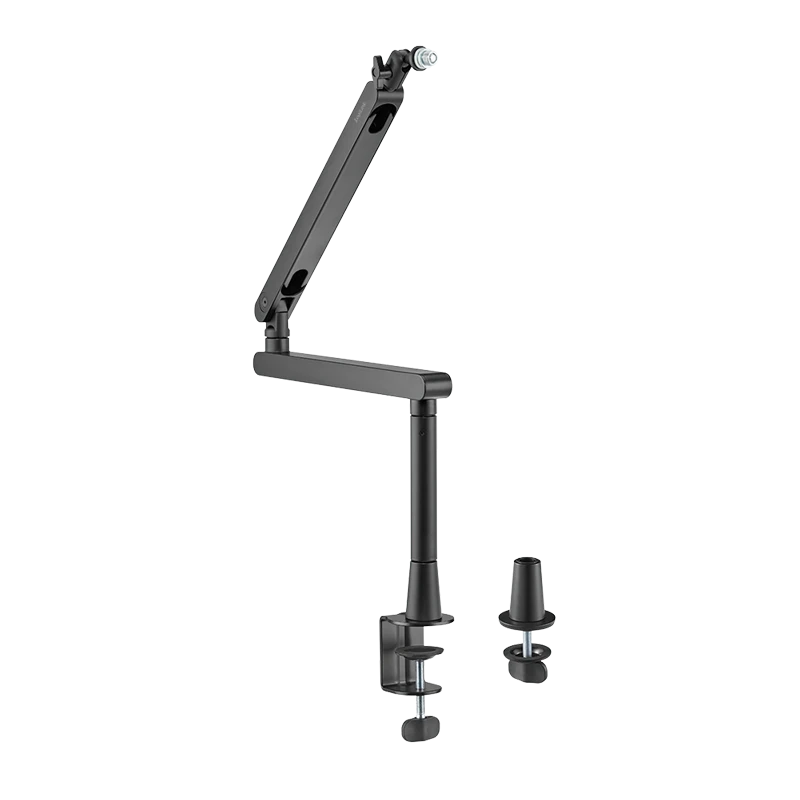 Image of LogiLink Professional Studio Microphone Boom Arm Stand. black
