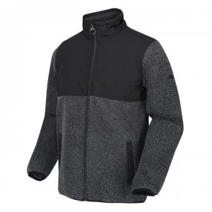 Image of Regatta Cadao Heavyweight Full Zip Fleece - Black