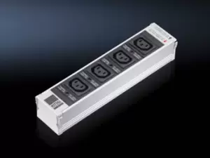 Image of Rittal DK 7856.220 power extension 4 AC outlet(s) Indoor Black, White