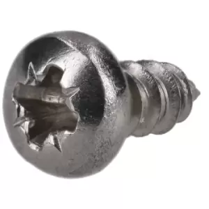 image of R-TECH 337122 Pozi Pan Head Self-Tapping A2 S/St Screws No. 4 6.5mm...