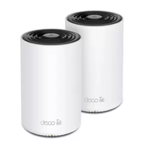 image of Tp-Link Deco XE75 (2-Pack) - AXE5400 Tri-Band Mesh WiFi 6E System