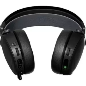 Image of Steelseries Arctis 7+ Gaming Over-ear headset Corded (1075100) Stereo Black Microphone noise cancelling, Noise cancelling Volume control, Microphone m