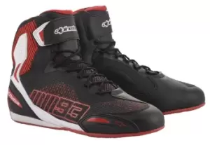 Image of Alpinestars Austin Knitted Black White Red Riding US 12.5