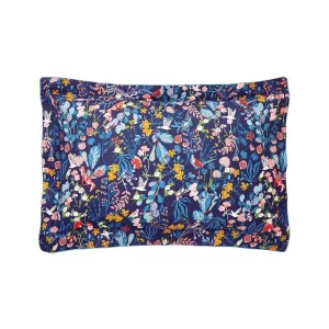 Image of Joules Woodland Ditsy 100% Cotton Percale Duvet Cover Set MultiColoured