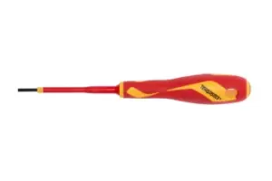 Image of Teng Tools MDV820N 2.5mm Flat Tip Insulated Screwdriver (1000V)