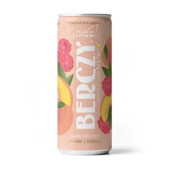 Image of Berczy Peach & Raspberry Hard Seltzer 250ml