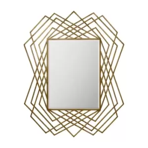 image of 94 x 109cm Statement Geometric Mirror