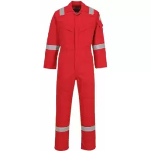 Image of Portwest FR50 Red Sz XXL Regular Flame Resistant Anti-Static Boiler Suit Coverall Overall