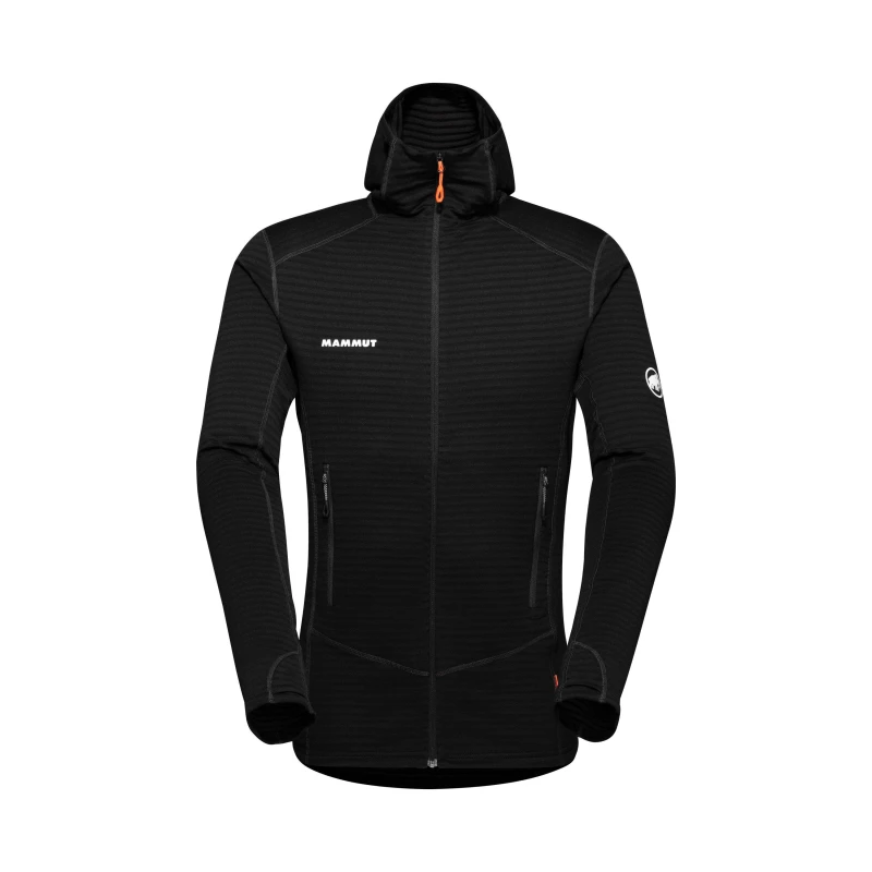 Image of Mammut Mens Taiss Full-Zip Fleece Black male Small