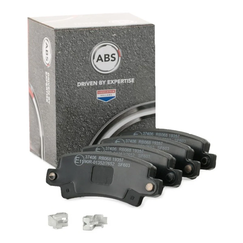 Image of A.B.S. 37406 Brake pad set with acoustic wear warning Brake Pad Set,disc brake (402)