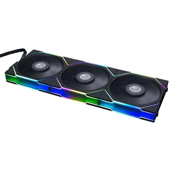 Image of Lian Li UNI FAN TL 120mm Triple Pack - Black - 12TL3B