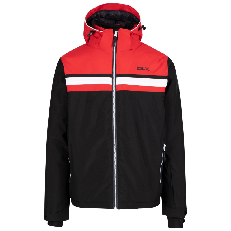 Image of DLX Mens Vaughn Weather Resistant Insulated Ski Jacket Black male Large
