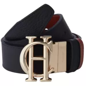 image of Holland Cooper Womens Reversible HC Classic Belt Black Tan Large