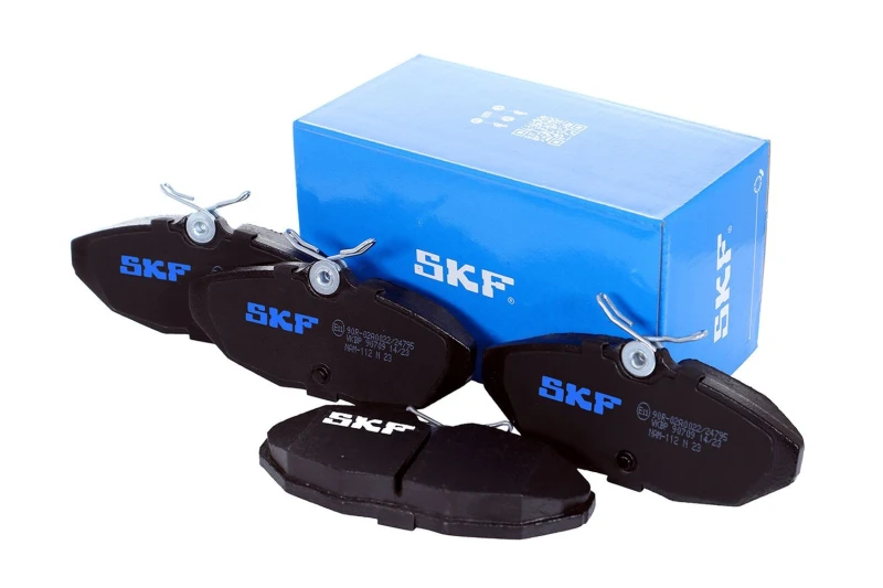 Image of SKF VKBP 90709 Brake pad set not prepared for wear warning indicator Brake Pad Set,disc brake (402)