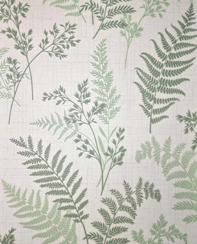 Image of Fine Decor Fd43769 Fern Luxury Textured Vinyl Wallpaper, Green